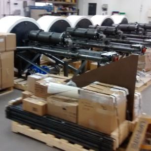 5 pumps ready for shipment and subsequent deployment